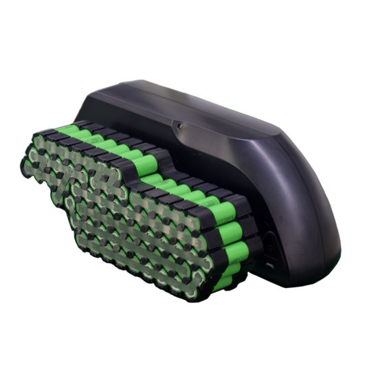 Paquet de batterie au lithium de vélo électrique rechargeable de type requin 650W de 48V 10ah
