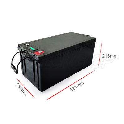 Batterie lithium-ion rechargeable solaire LiFePO4 12V 200ah à cycle profond 200ah